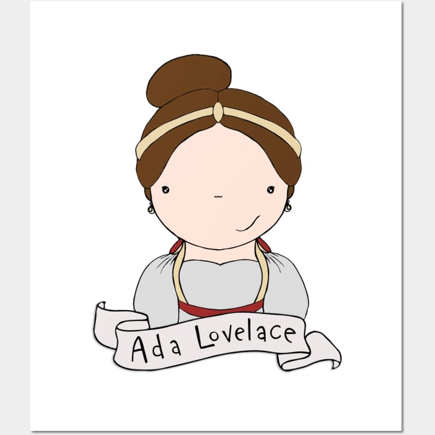 Ada Lovelace Wall Art by Jen Talley Design